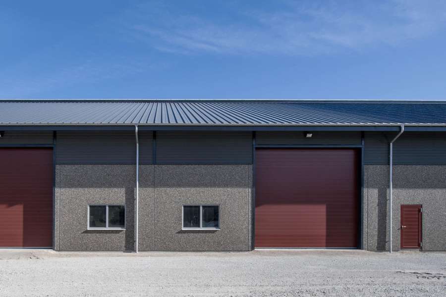 Minimalistische und moderne Getreidehalle, Bjerrevej 388, 7130 Juelsminde